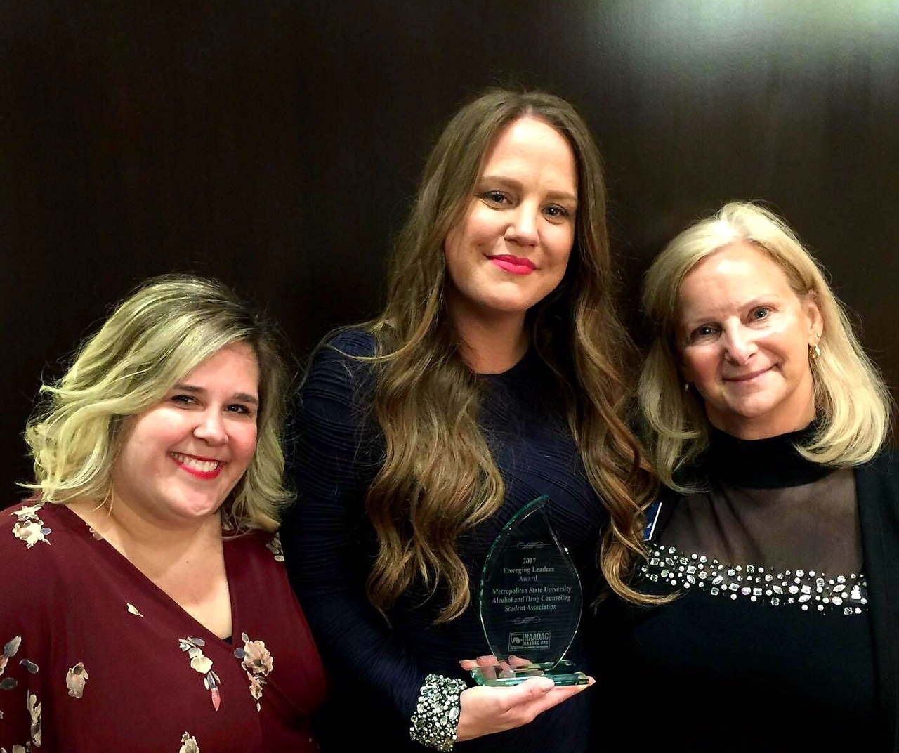 Addiction counseling students win national award